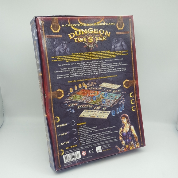 Dungeon Twister Christophe Boelinger Board Game 2 Player Complete 2005 - Picture 4 of 6